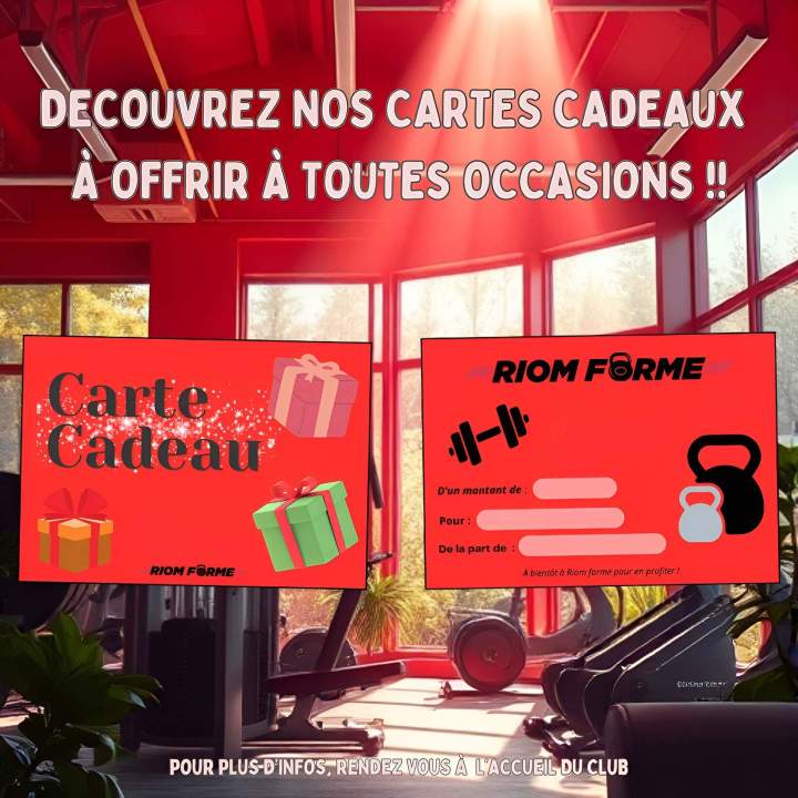 Carte cadeau Riom